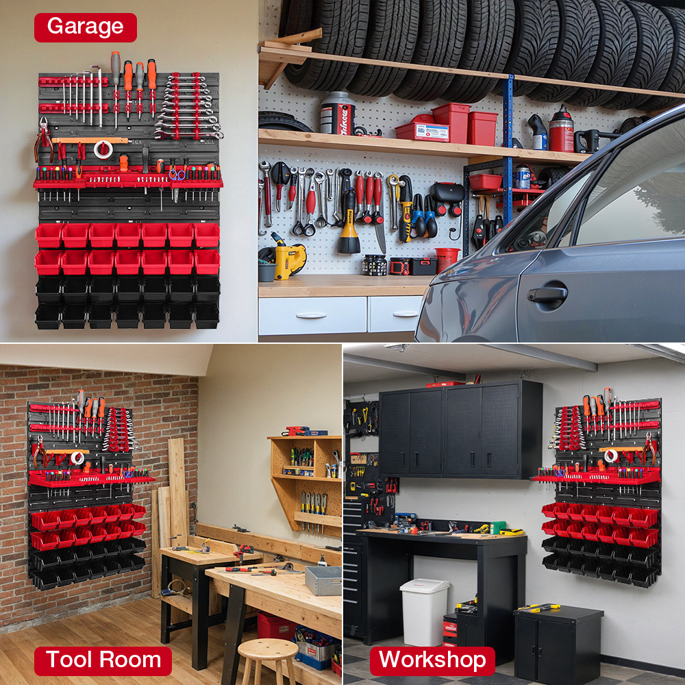 Workshop Tools Wall - Tools Wall Storage Shelf Tool Holders