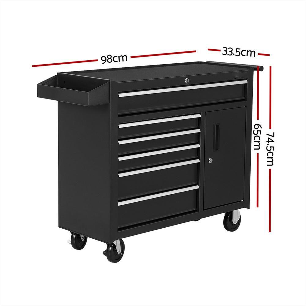 &6 Drawer Tool Box Chest Cabin - Tools Box For Workshop 评论和价格