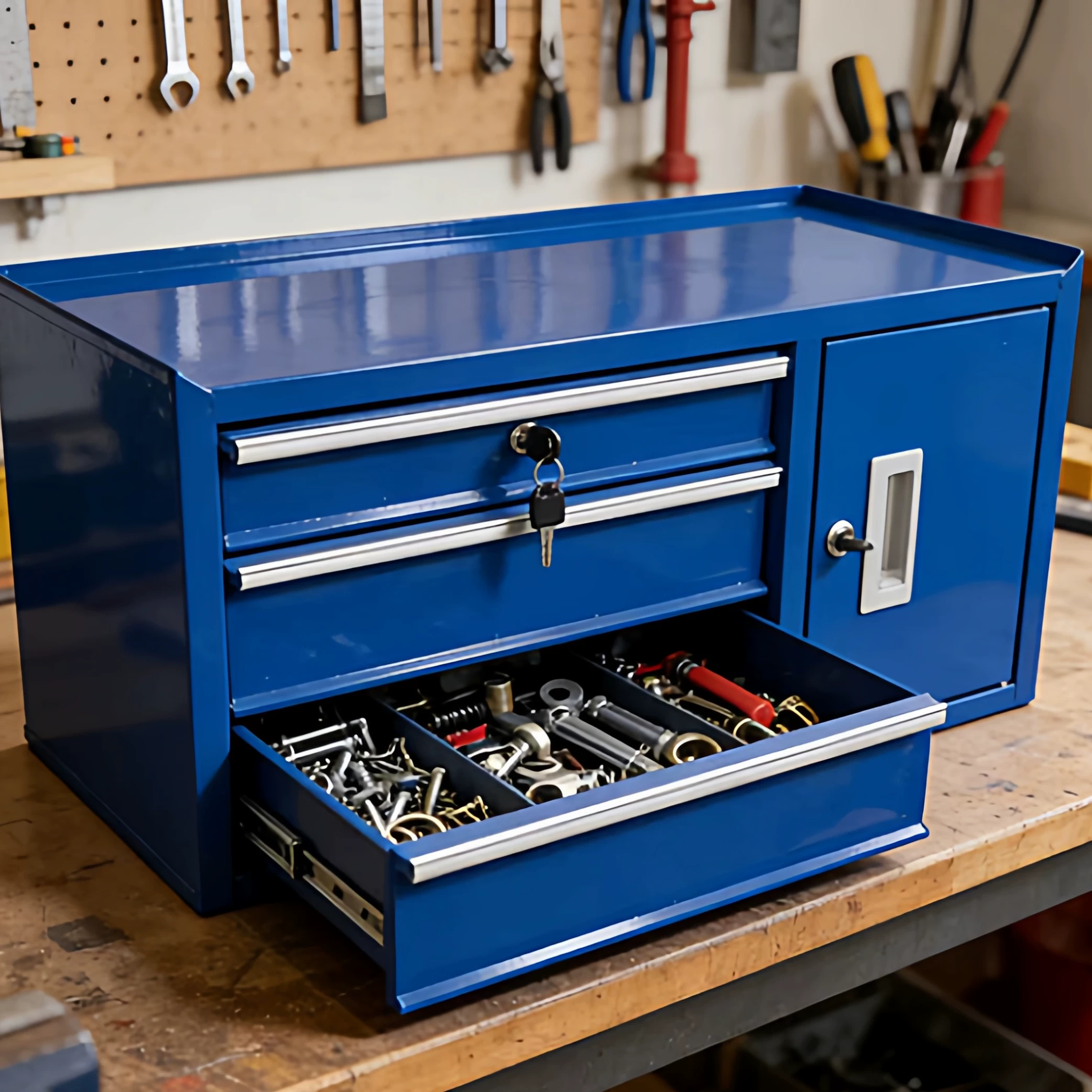 Multi-purpose Iron Desktop Too - Tools Box For Workshop 评论和价格
