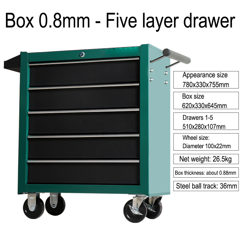5 Drawer Storage Tool Box Trol - Tools Box For Workshop 评论和价格