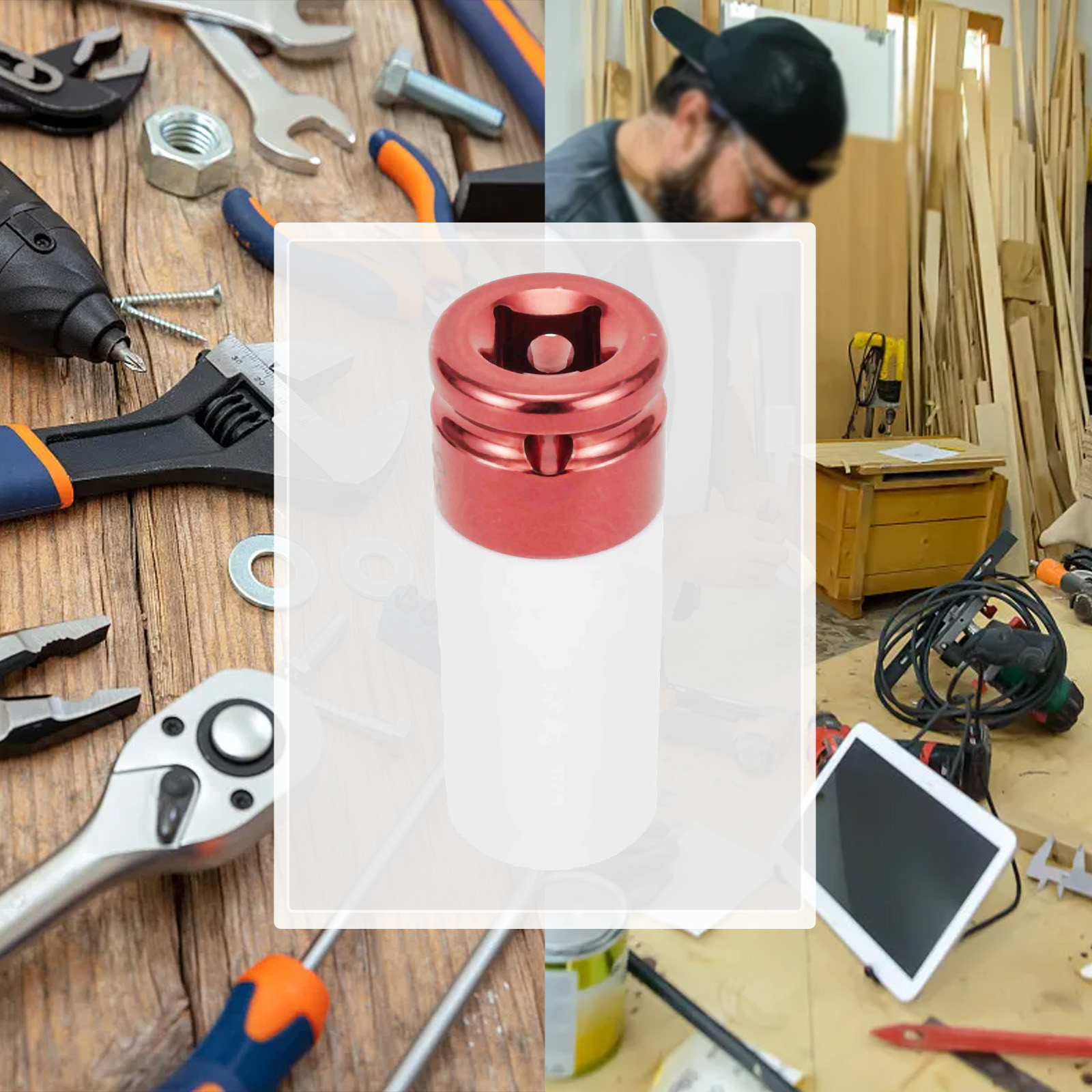1Pc Metal Socket 17mm 19mm 21m - Hand Tools In Workshop 评论和价格