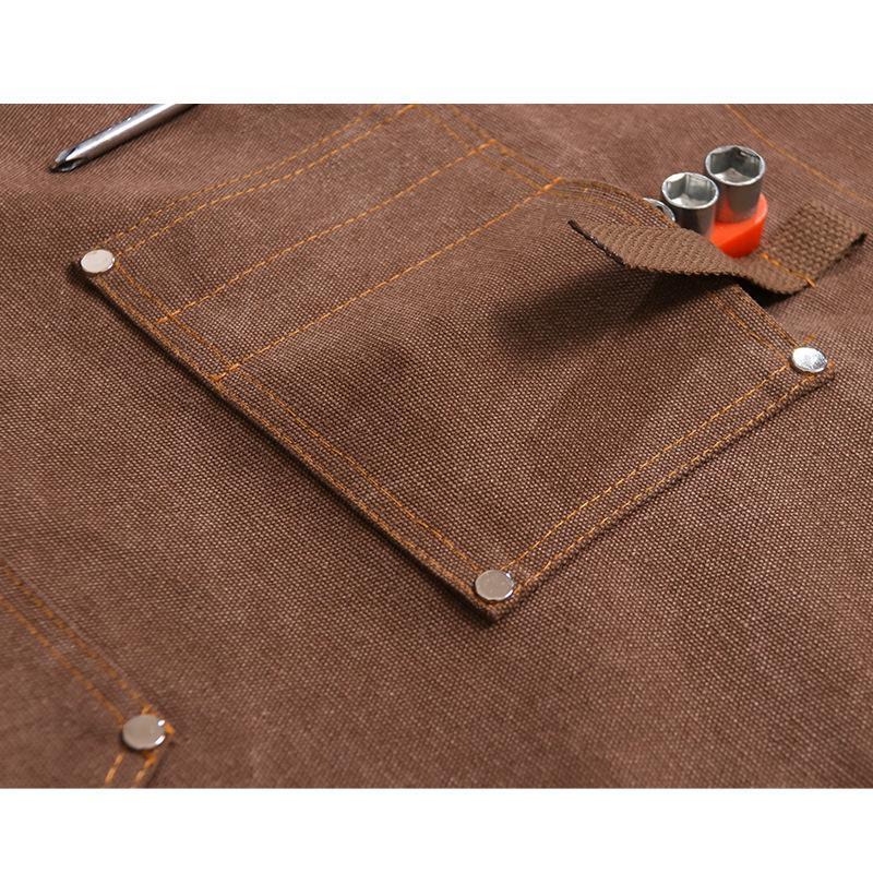 Canvas Apron With Printed Logo - Workshop Tools Logo 评论和价格