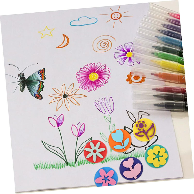 6Pcs/bag Foam Stamps for Paint - Tools Workshop For Kids 评论和价格