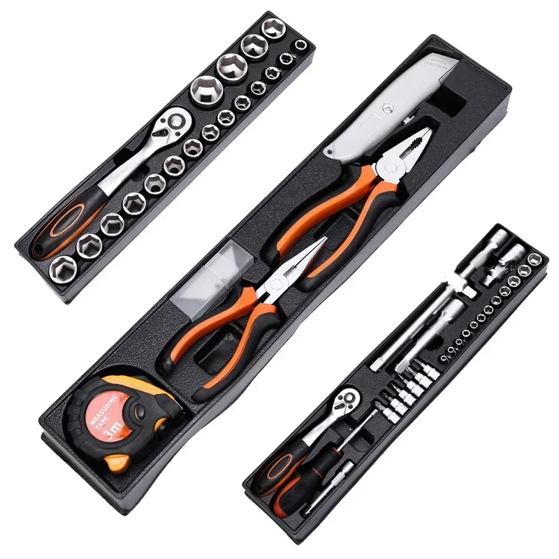 Tool Set Iron Box With 3 Drawe - Workshop Tools Price 评论和价格