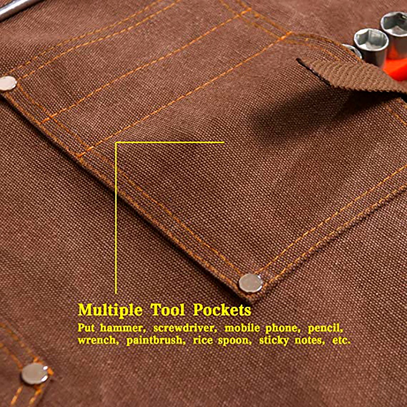 Heavy Duty Canvas Apron Custom - Workshop Tools Logo 评论和价格