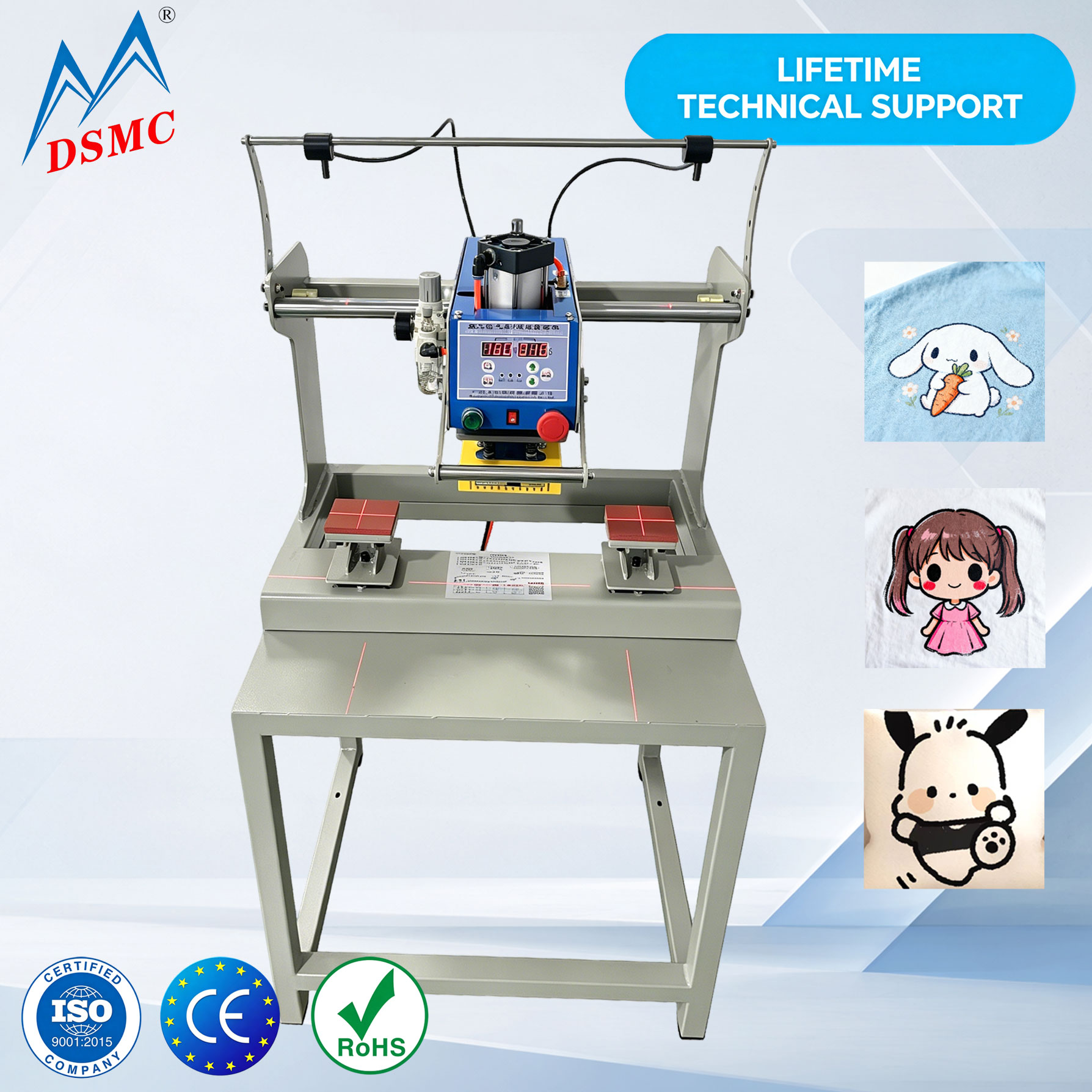 Double Station Heat Press Mach - Workshop Tools Logo 评论和价格
