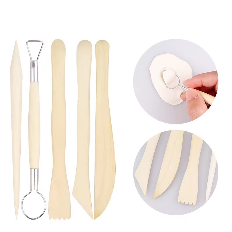 5pcs/Set 6inch Wood Wax Carvin - Chisel Set Wood 评论和价格