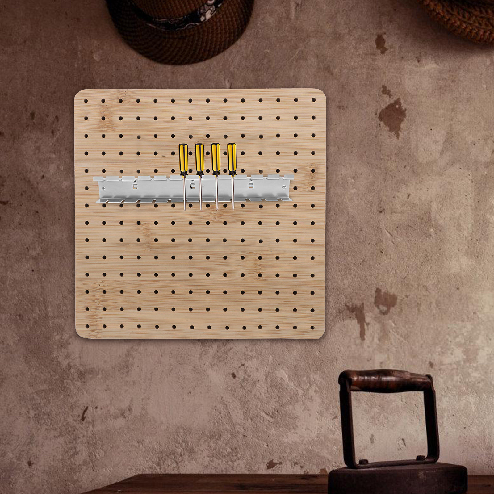 Steel Pegboard Screwdriver Hol - Workshop Tools Wall 评论和价格